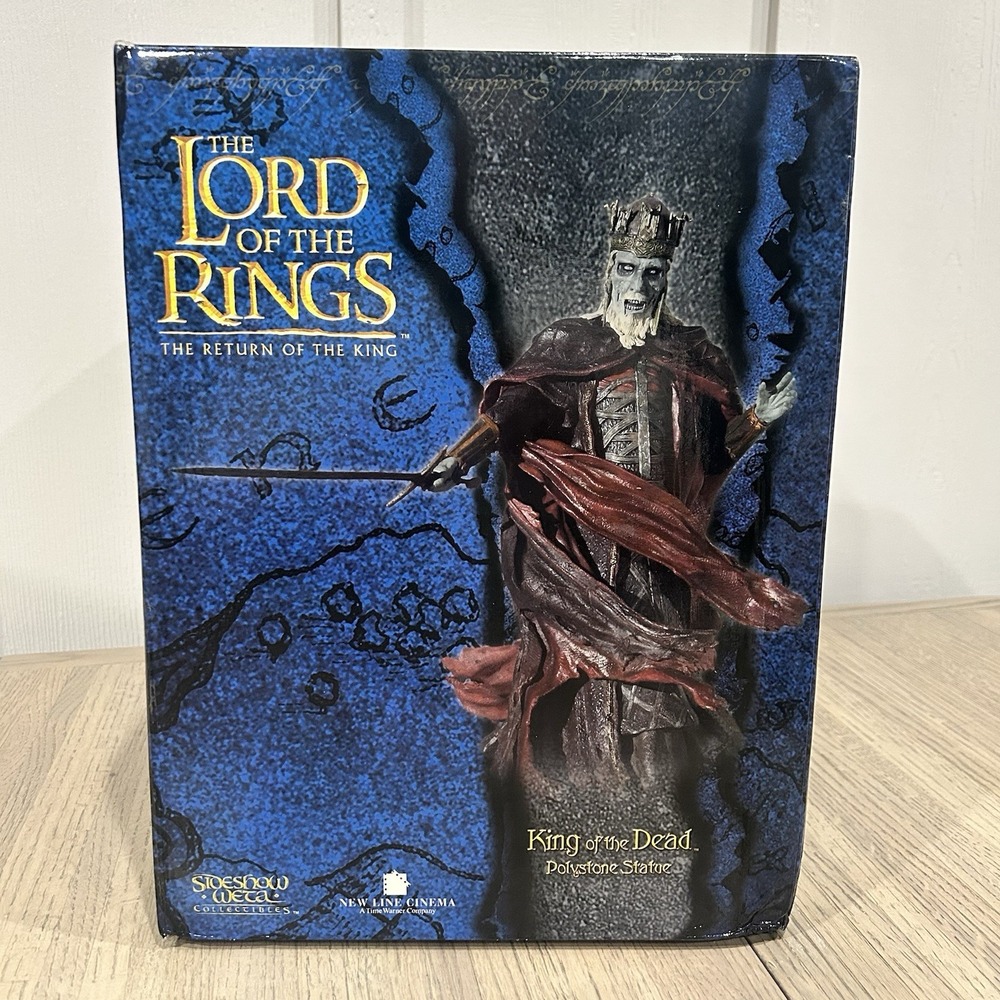 King of the Dead Polystone Statue Lord of the Rings Sideshow Weta Collectables